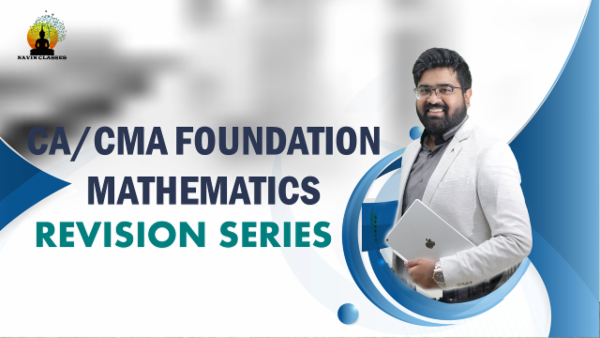 Cma Math Excersize CA/CMA Foundation Mathematics Revision Series