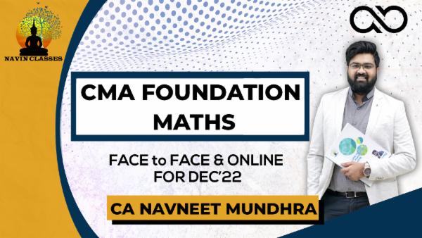 Cma Math Excersize CMA FOUNDATION MATHEMATICS DEC 2022